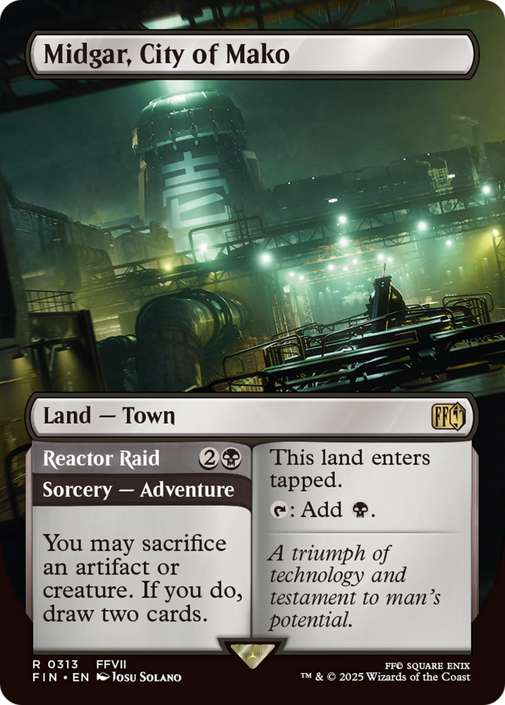 Midgar, City of Mako (Borderless) [FINAL FANTASY] Magic: The Gathering