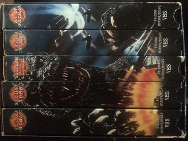 Godzilla 5-Pack (Godzilla vs. Gigan, Godzilla 1985, Ghidrah the Three-Headed Monster, Godzilla vs. MechaGodzilla, Son of Godzilla ) [VHS] [VHS Tape] VHS