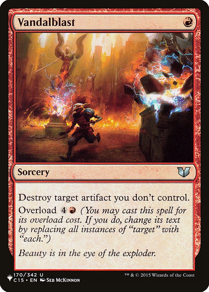 Vandalblast [Secret Lair: Heads I Win, Tails You Lose] Magic: The Gathering