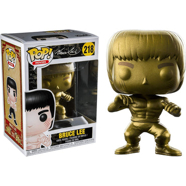 Funko - Enter The Dragon-Bruce Lee (Gold) Figurine, Multicoloured, 32739 FUNKO