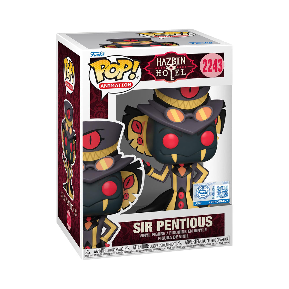 Funko Hot Topic Hazbin Hotel Pop! Animation Sir Pentious Vinyl Figure Multi None FUNKO