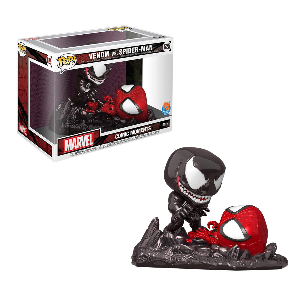 Pop! Comic Moments: Marvel Spider-Man vs. Venom Vinyl Figure FUNKO