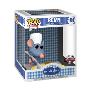 Funko Pop! Deluxe: Disney Ratatouille - Remy with Ratatouille #1209 - Exclusive Vinyl Figure FUNKO
