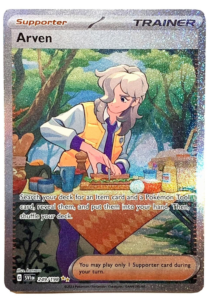 Pokemon - Arven 249/198 - Scarlet & Violet - Special Illustrator Rare - Holo Full Art Pokémon