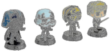 Star Wars Pack 4 Figurines POP! Movies Vinyl Retro Series 9 cm FUNKO
