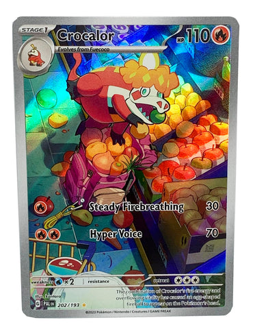 Pokemon - Crocalor 202/193 - Paldea Evolved - Illustration Rare - Alternate Art Card