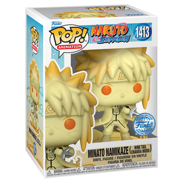 Funko Pop! Anime: Naruto Shippuden - Minato Namikaze (Nine Tail Chakra Mode) Special Edition Multicolor Exclusive #1413 FUNKO