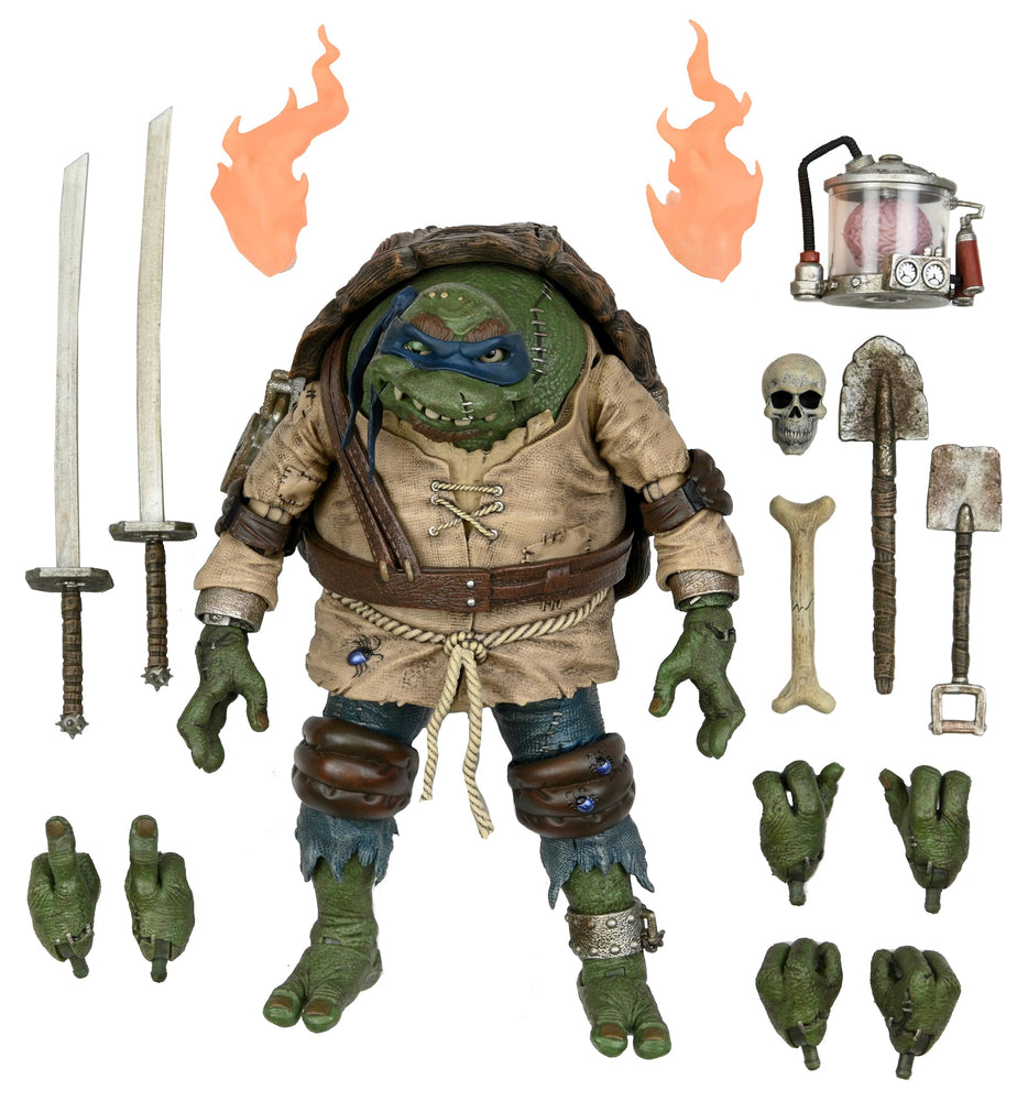 NECA Universal Monsters TMNT 7" Scale Action Figure - Ultimate Leonardo Hunchback FIGURE