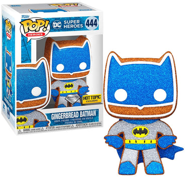 Funko Pop Gingerbread Batman Diamond Exclusive Protector and Box Include FUNKO