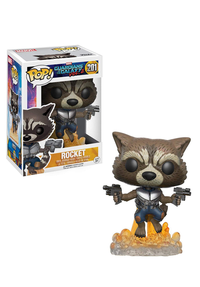 Funko POP Movies: Guardians of the Galaxy 2 Flying Rocket Toy Figure FUNKO
