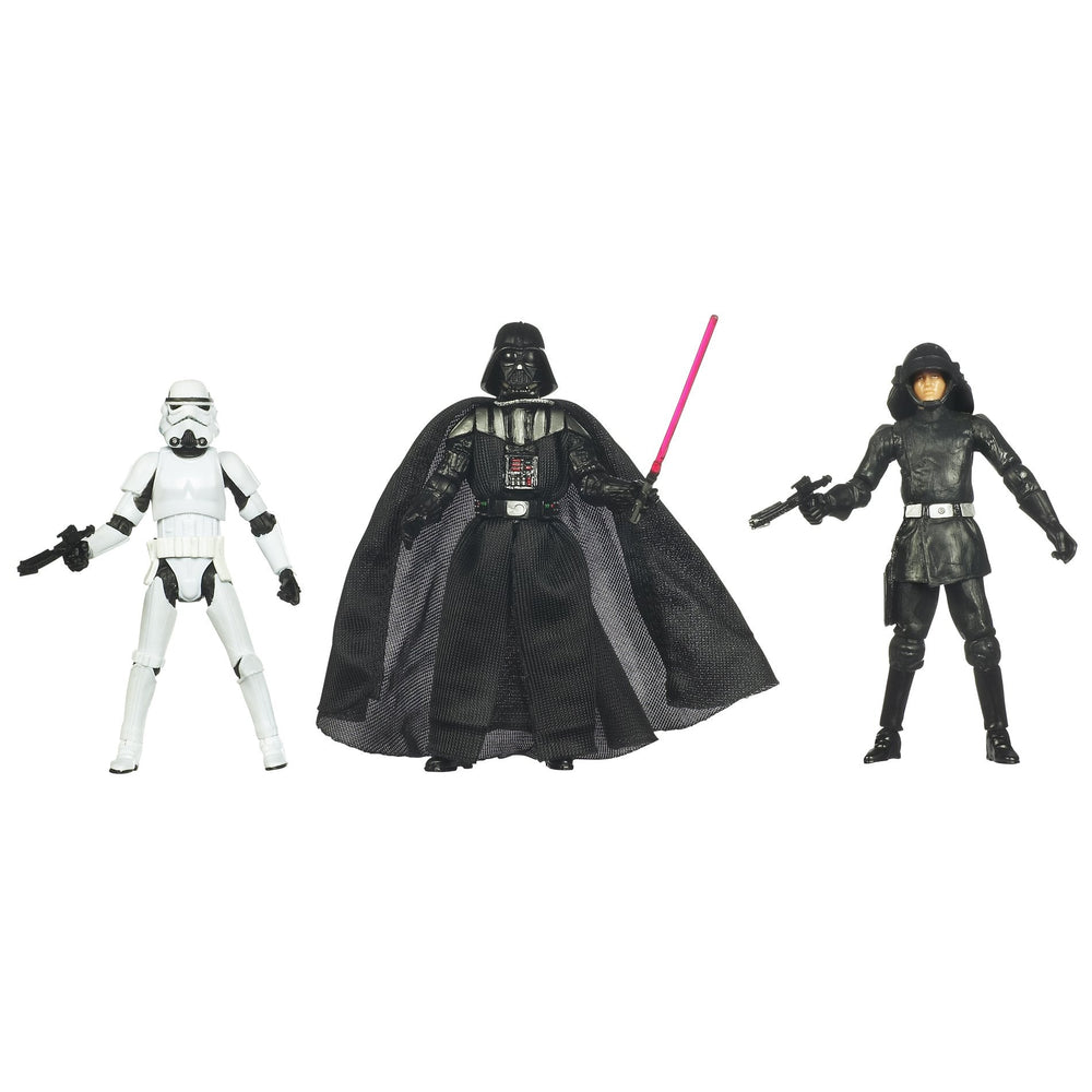 Kenner Star Wars A New Hope Special Exclusive Action Figure 3Pack Villain Set Stormtrooper, Darth Vader, Death Squad Commander FIGURE