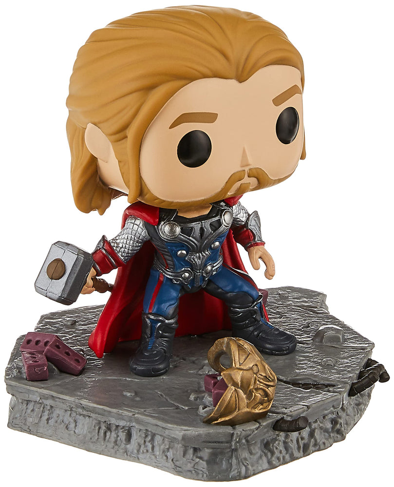 Funko Pop Deluxe Marvel: Avengers Assemble Series - Thor Figure 4 of 6 - Amazon Exclusive - Collectable Vinyl Figure - Gift Idea - Official Merchandise - Toys for Kids & Adults - Superheroes Fans FUNKO