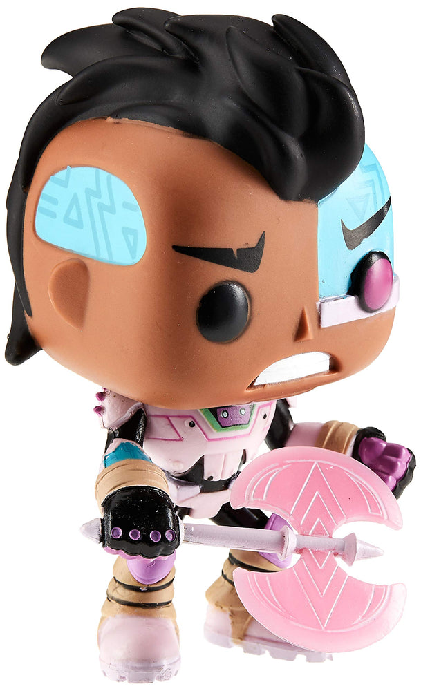 Funko POP! TV Teen Titans Go! Cyborg with Glow Axe (Toys R Us) Exclusive Vinyl Figure # 609 FUNKO