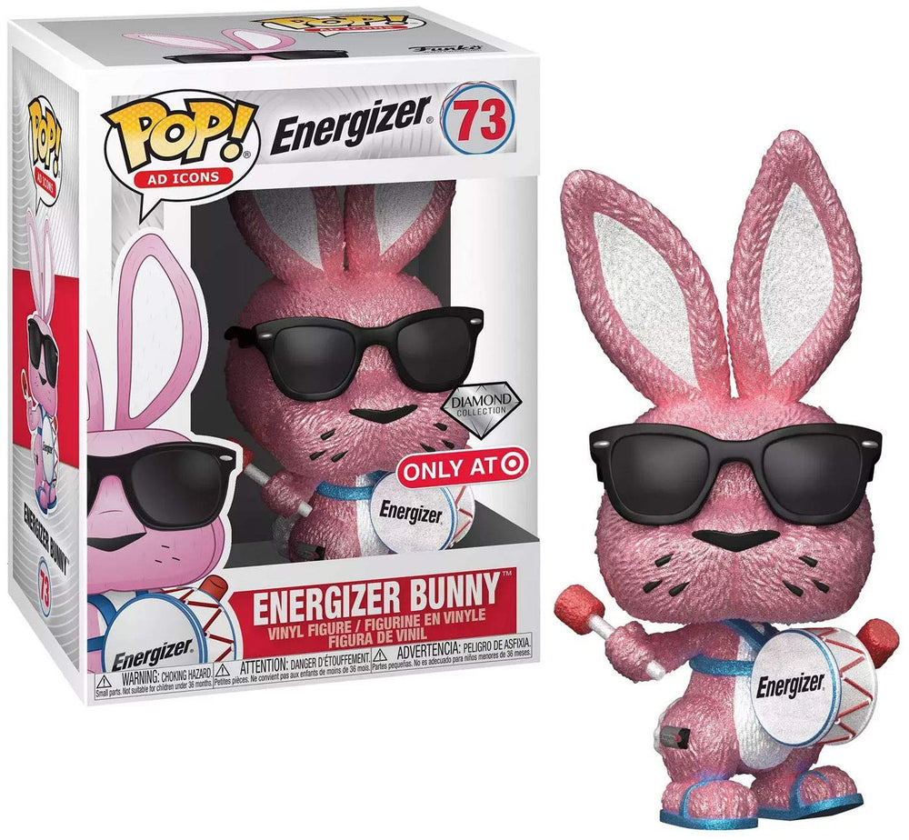 Funko POP! Ad Icons: Energizer Bunny - Diamond Collection Target Exclusive (SDCC Debut) FUNKO