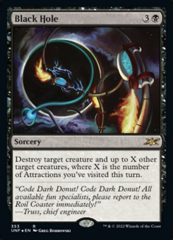 Black Hole (Galaxy Foil) [Unfinity] Magic: The Gathering