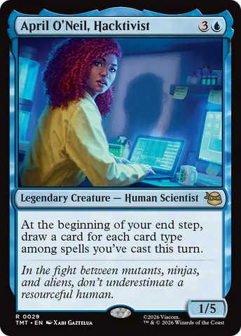 April O'Neil, Hacktivist [Teenage Mutant Ninja Turtles] Magic: The Gathering