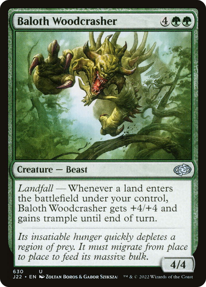 Baloth Woodcrasher [Jumpstart 2022] Magic: The Gathering
