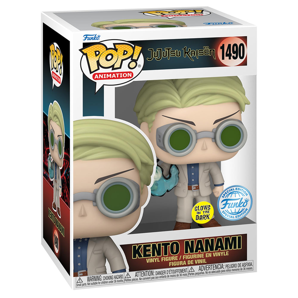 POP Funko Animation: Jujutsu Kaisen - Kento Nanami GITD Special Edition Multicolor Exclusive JJK #1490 FUNKO
