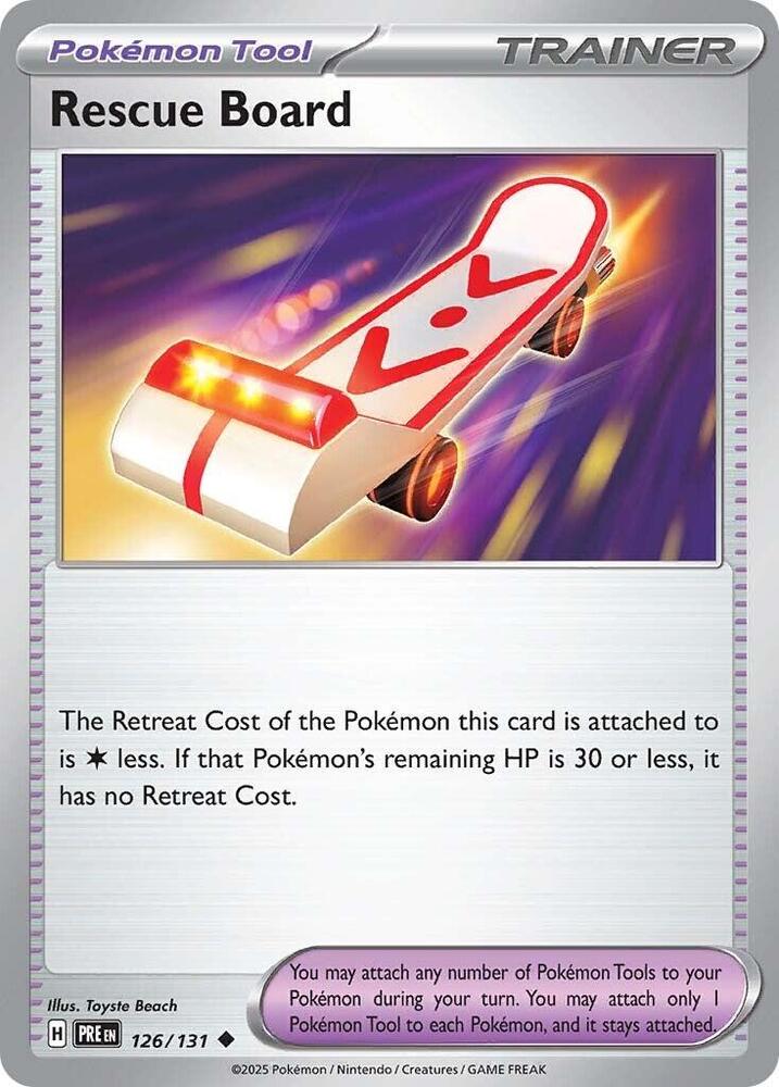 Rescue Board (126/131) [Scarlet & Violet: Prismatic Evolutions] Pokémon