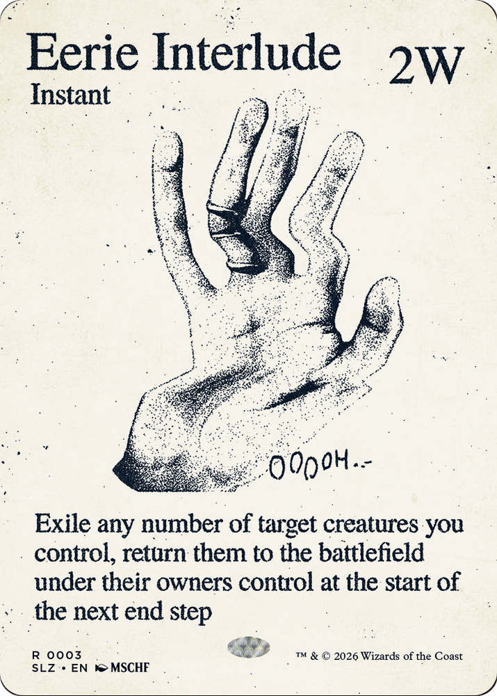 Eerie Interlude (0003) [Secret Lair x MSCHF: The Zeta Set] Magic: The Gathering