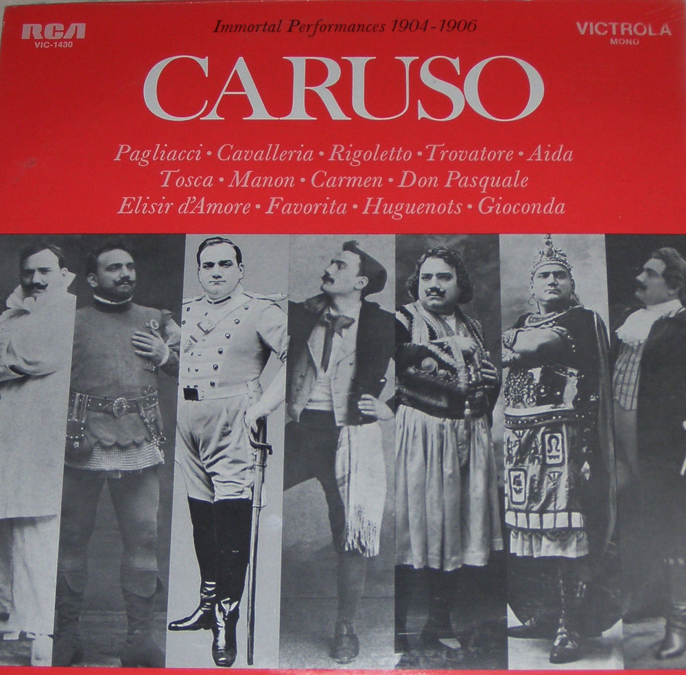 Caruso: Immortal Perfomances 1904-1906 [LP Record] [Vinyl] Enrico Caruso VINYL