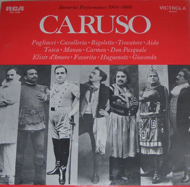Caruso: Immortal Perfomances 1904-1906 [LP Record] [Vinyl] Enrico Caruso VINYL