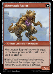 Saheeli's Lattice // Mastercraft Raptor [The Lost Caverns of Ixalan] Magic: The Gathering