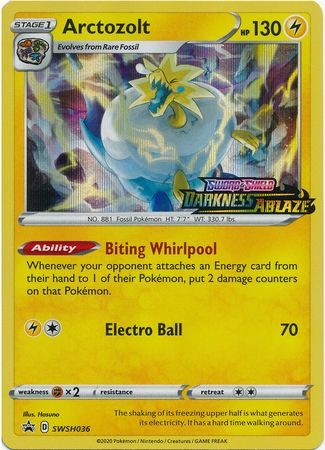 Arctozolt (SWSH036) (Prerelease Promo) [Sword & Shield: Black Star Promos] Pokémon