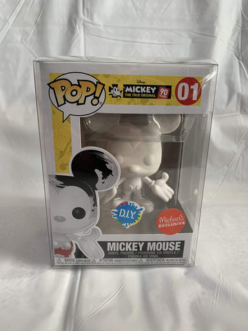 Pop Disney: DIY Mickey Mouse 90th Anniversary Collectible Figure, White FUNKO