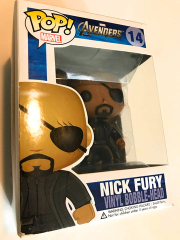 Funko Pop Marvel (Bobble): Avengers - Nick Fury FUNKO