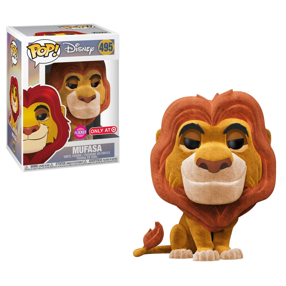 POP! Disney Mufasa Vinyl Figure 495 - Flocked Exclusive FUNKO