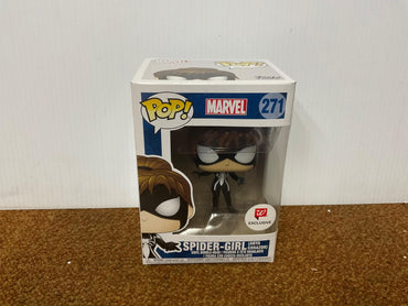 Funko Pop! Marvel Spider-Girl (Anya Corazon) Exclusive Figurine, Red and Blue, Multicolored