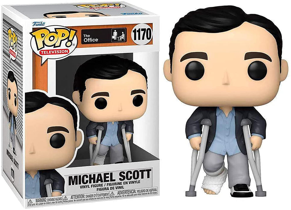 Funko POP! TV: The Office - Michael Scott Standing with Crutches FUNKO