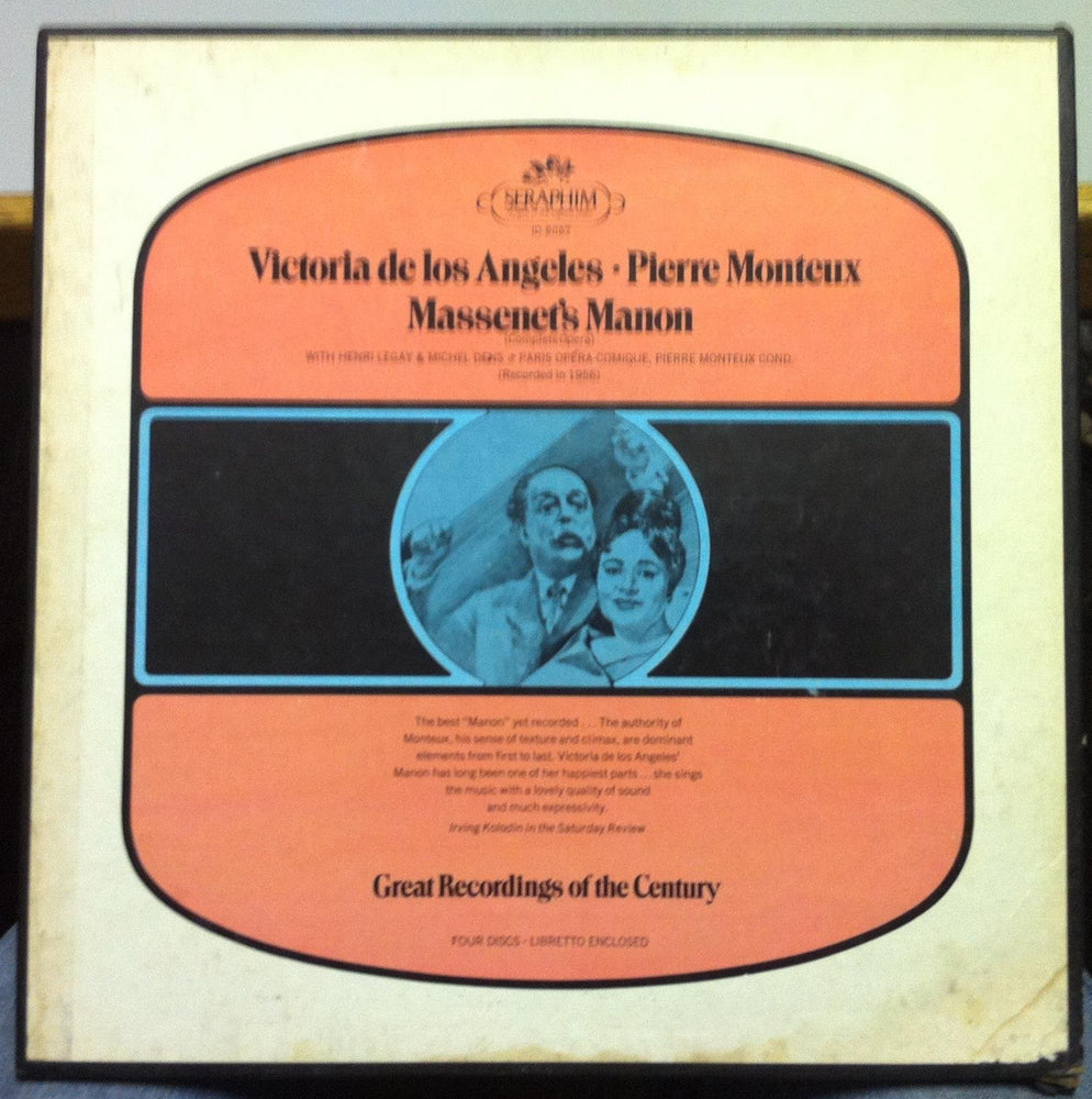 Victoria De Los Angeles â?Z& Pierre Monteux Massenet's Manon vinyl record [Vinyl] VINYL