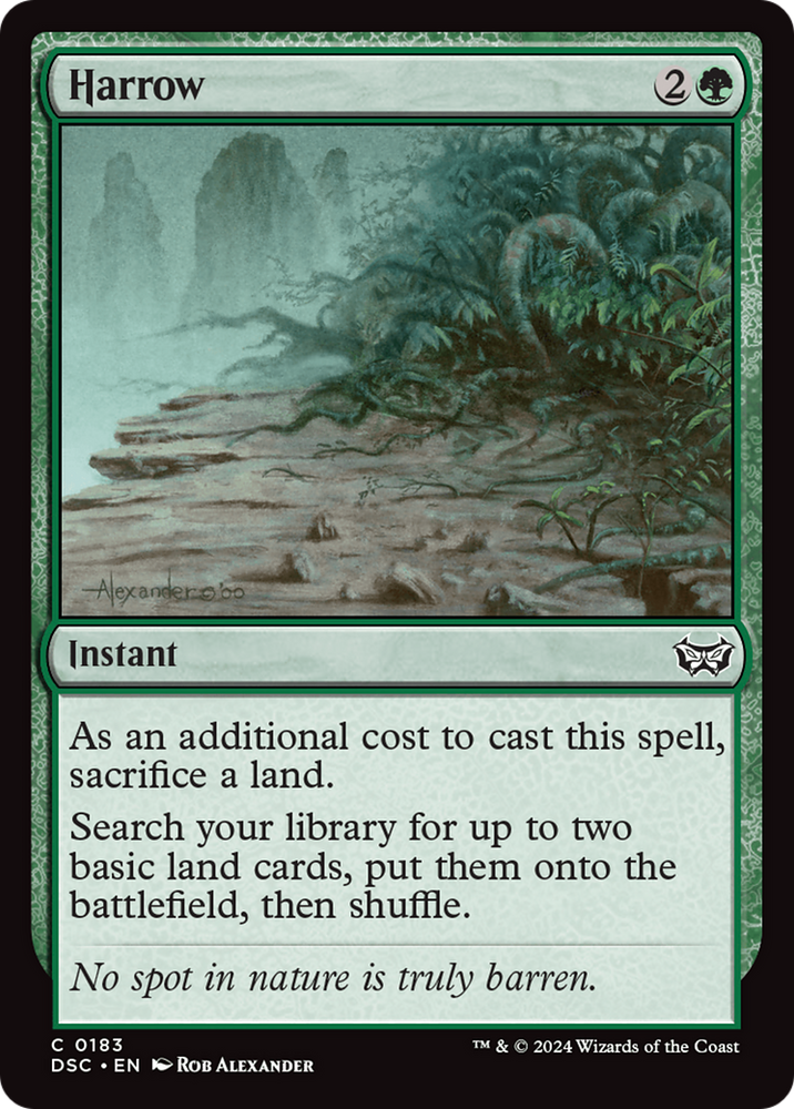Harrow [Duskmourn: House of Horror Commander] Magic: The Gathering