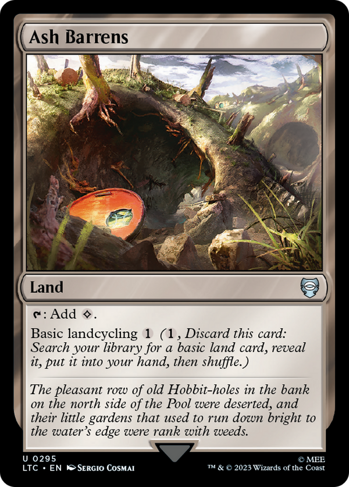 Ash Barrens [The Lord of the Rings: Tales of Middle-Earth Commander] Magic: The Gathering