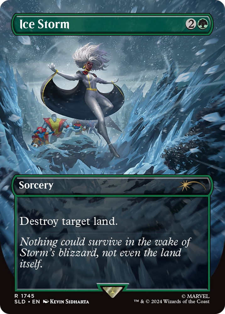 Ice Storm (Rainbow Foil) [Secret Lair Drop Series] Magic: The Gathering