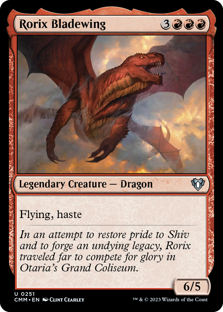 Rorix Bladewing [Commander Masters] Magic: The Gathering