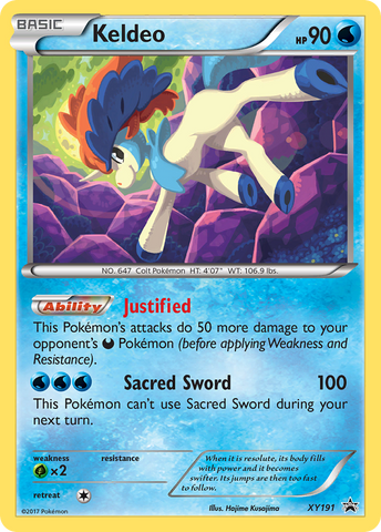 Keldeo (XY191) [XY: Black Star Promos] Pokémon