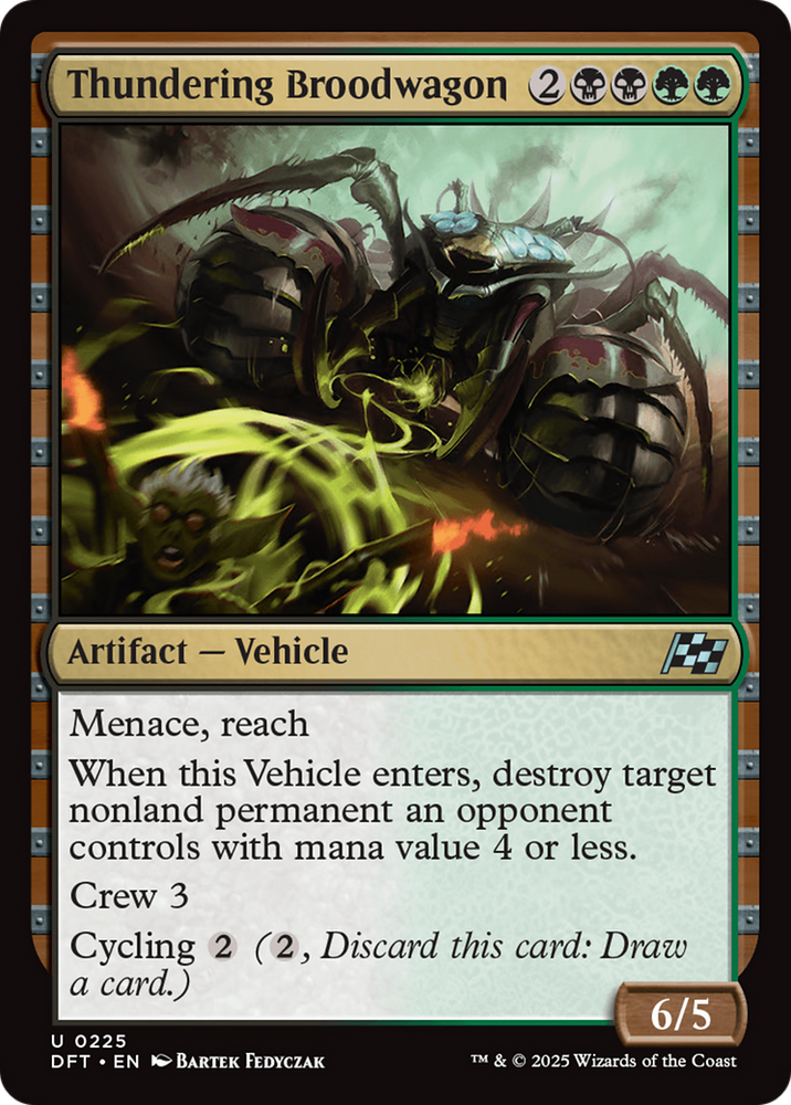 Thundering Broodwagon [Aetherdrift] Magic: The Gathering