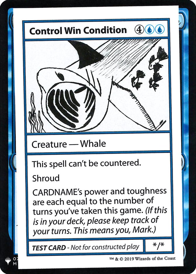Control Win Condition [Mystery Booster Playtest Cards] Magic: The Gathering