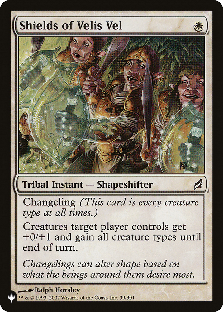 Shields of Velis Vel (LRW) [The List] Magic: The Gathering