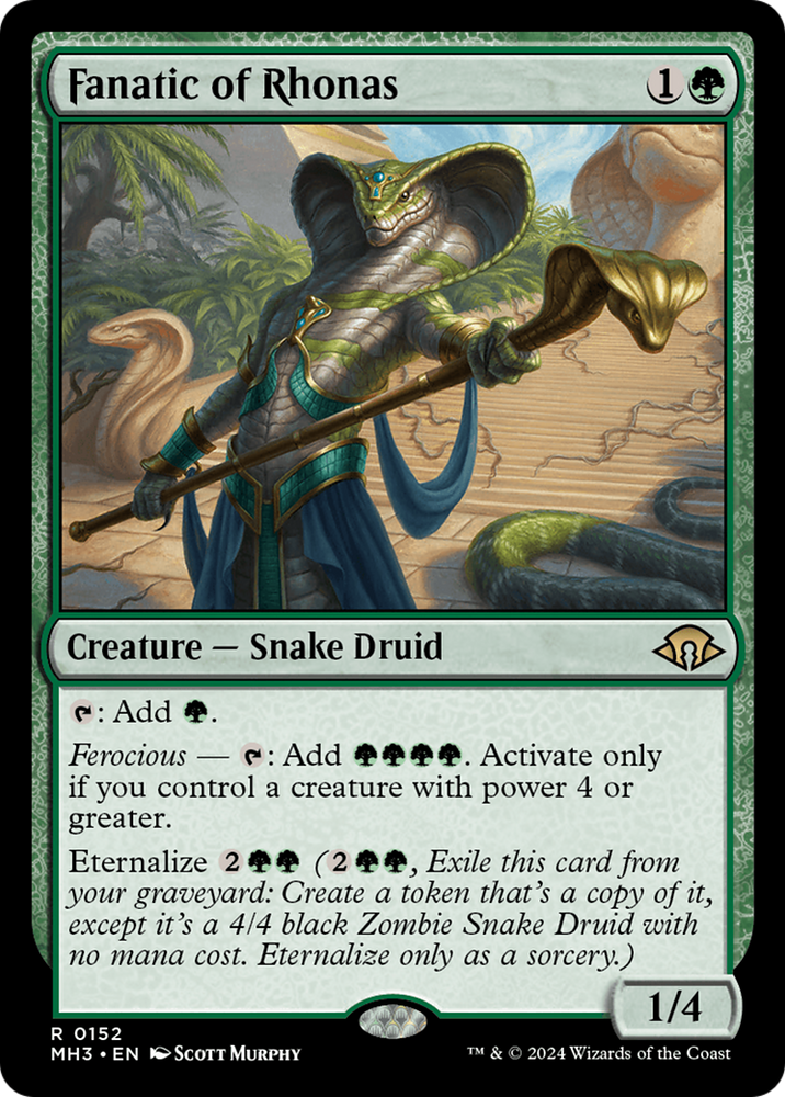Fanatic of Rhonas [Modern Horizons 3] Magic: The Gathering