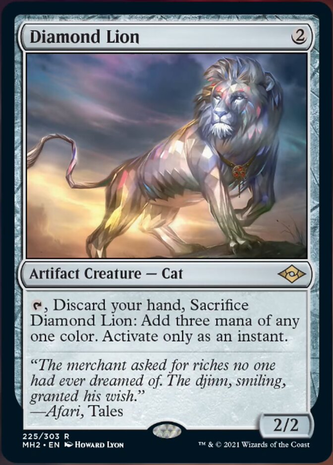 Diamond Lion [Modern Horizons 2] Magic: The Gathering