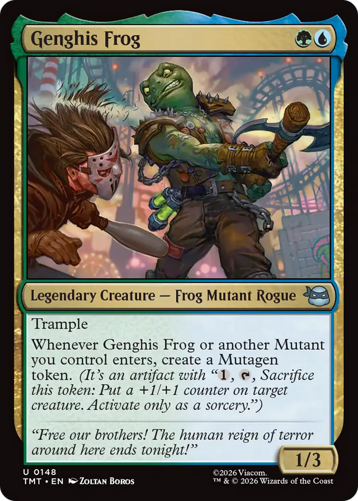 Genghis Frog [Teenage Mutant Ninja Turtles] Magic: The Gathering