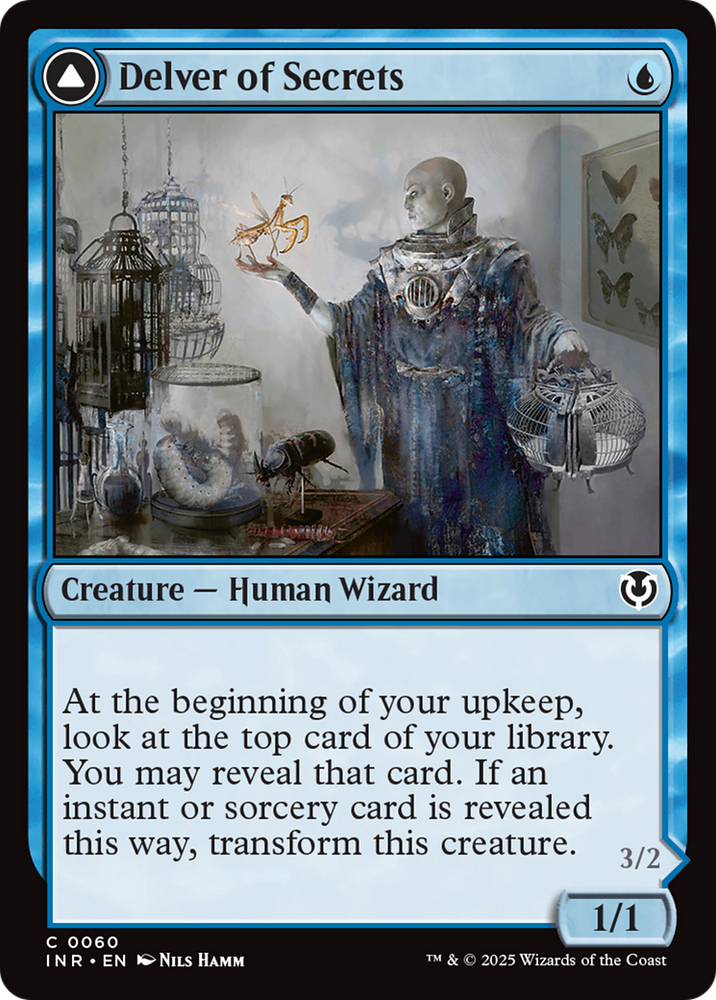 Delver of Secrets // Insectile Aberration [Innistrad Remastered] Magic: The Gathering