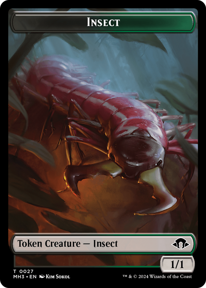 Eldrazi Spawn // Insect (0027) Double-Sided Token [Modern Horizons 3 Tokens] Magic: The Gathering