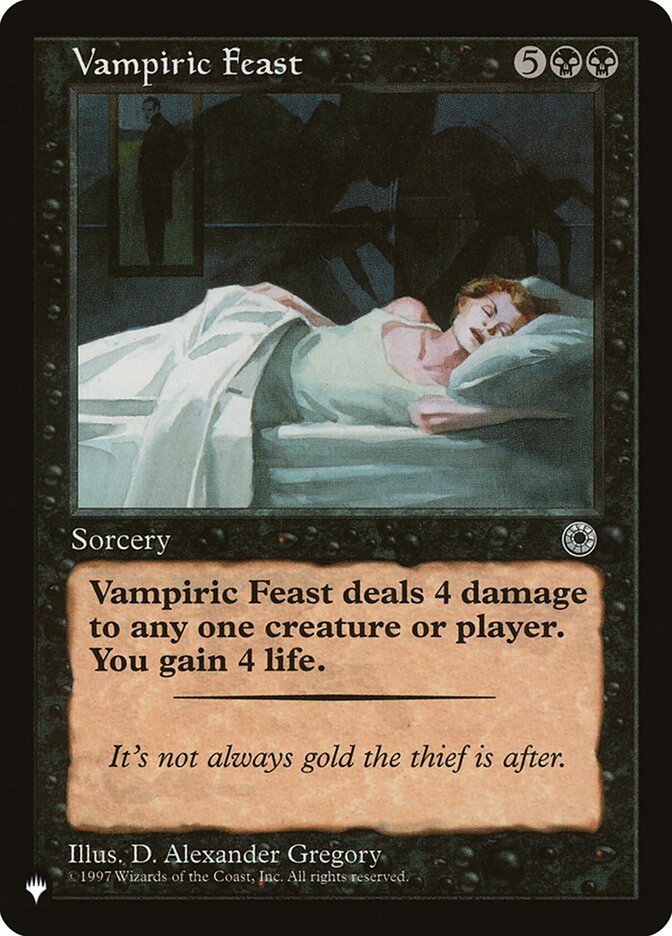 Vampiric Feast [The List] Magic: The Gathering