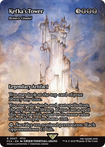 Kefka's Tower - Bolas's Citadel (Showcase) [FINAL FANTASY : Through the Ages] Magic: The Gathering