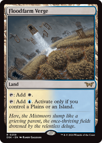 Floodfarm Verge [Duskmourn: House of Horror] Magic: The Gathering
